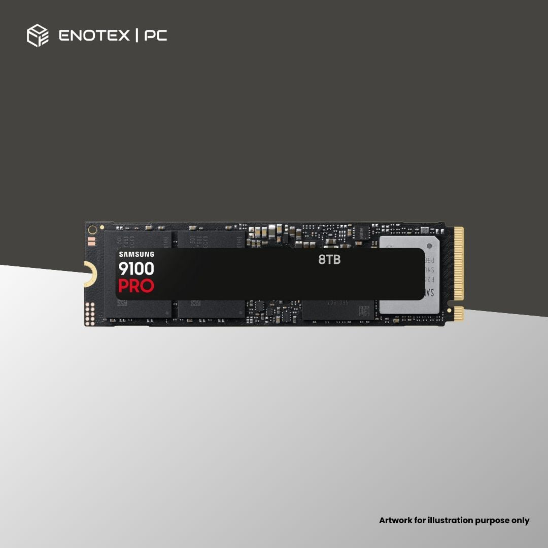 SAMSUNG 9100 PRO 8TB GEN5 NVME M.2 SSD (5YR)