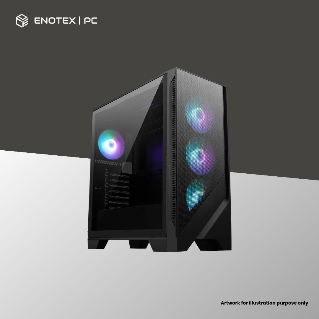 MSI MAG FORGE 321R AIRFLOW ATX WITH FOUR FAN (2YR)