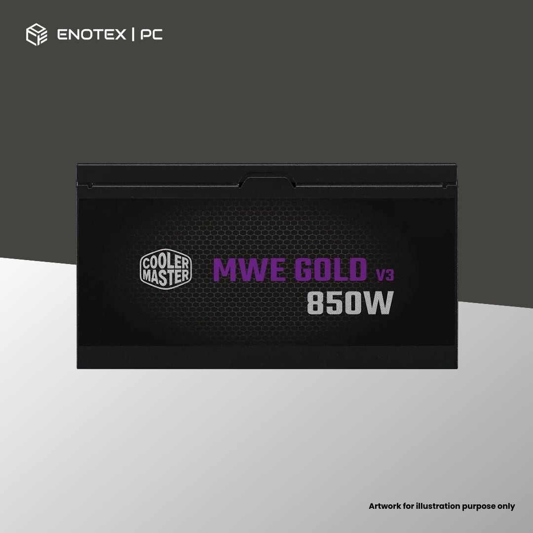 COOLER MASTER MWE V3 80+ GOLD 850WATT ATX3.1/PCIE5.1 FULL MODULAR (10YR)