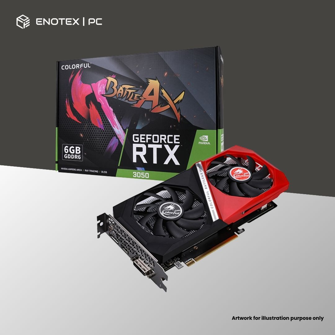 COLORFUL GEFORCE RTX 3050 NB DUO V4-V 6GB GDDR6 (3+1YR)