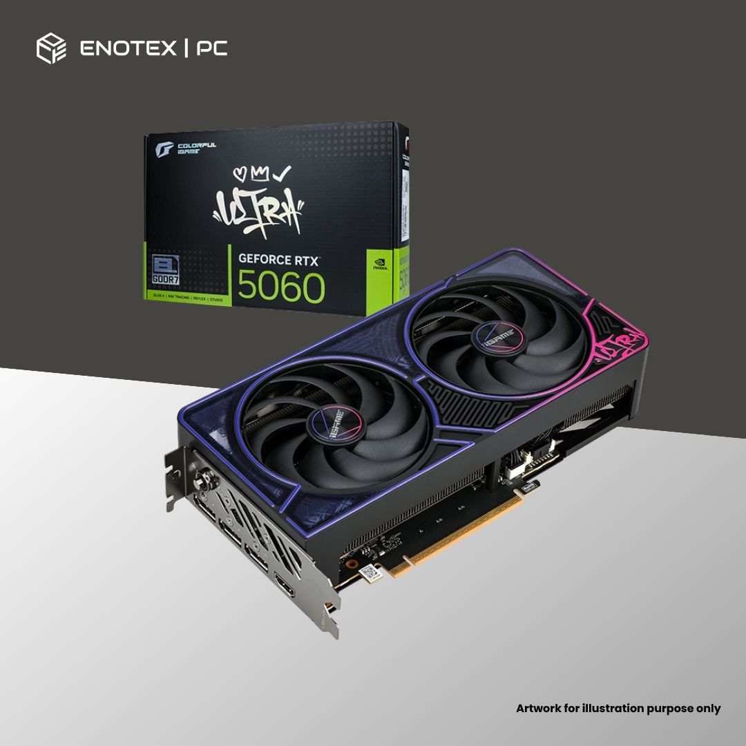 COLORFUL IGAME GEFORCE RTX 5060 ULTRA DUO OC 8GB GDDR7 (3+1YR)