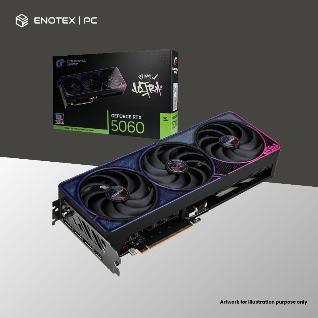 COLORFUL IGAME GEFORCE RTX 5060 ULTRA TRIFAN OC 8GB GDDR7 (3+1YR)