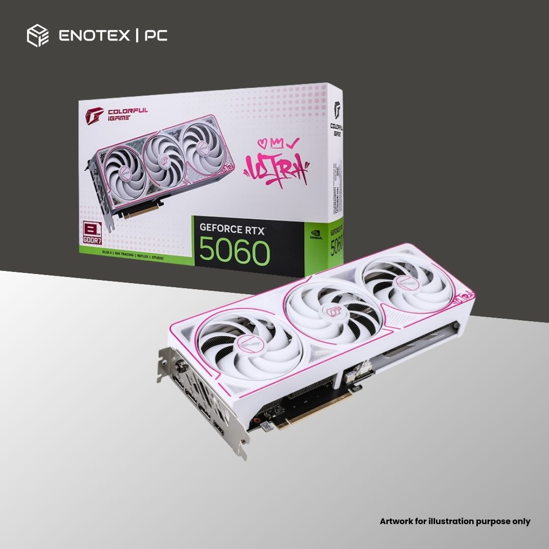 COLORFUL IGAME GEFORCE RTX 5060 ULTRA W TRIFAN OC 8GB GDDR7 (3+1YR)