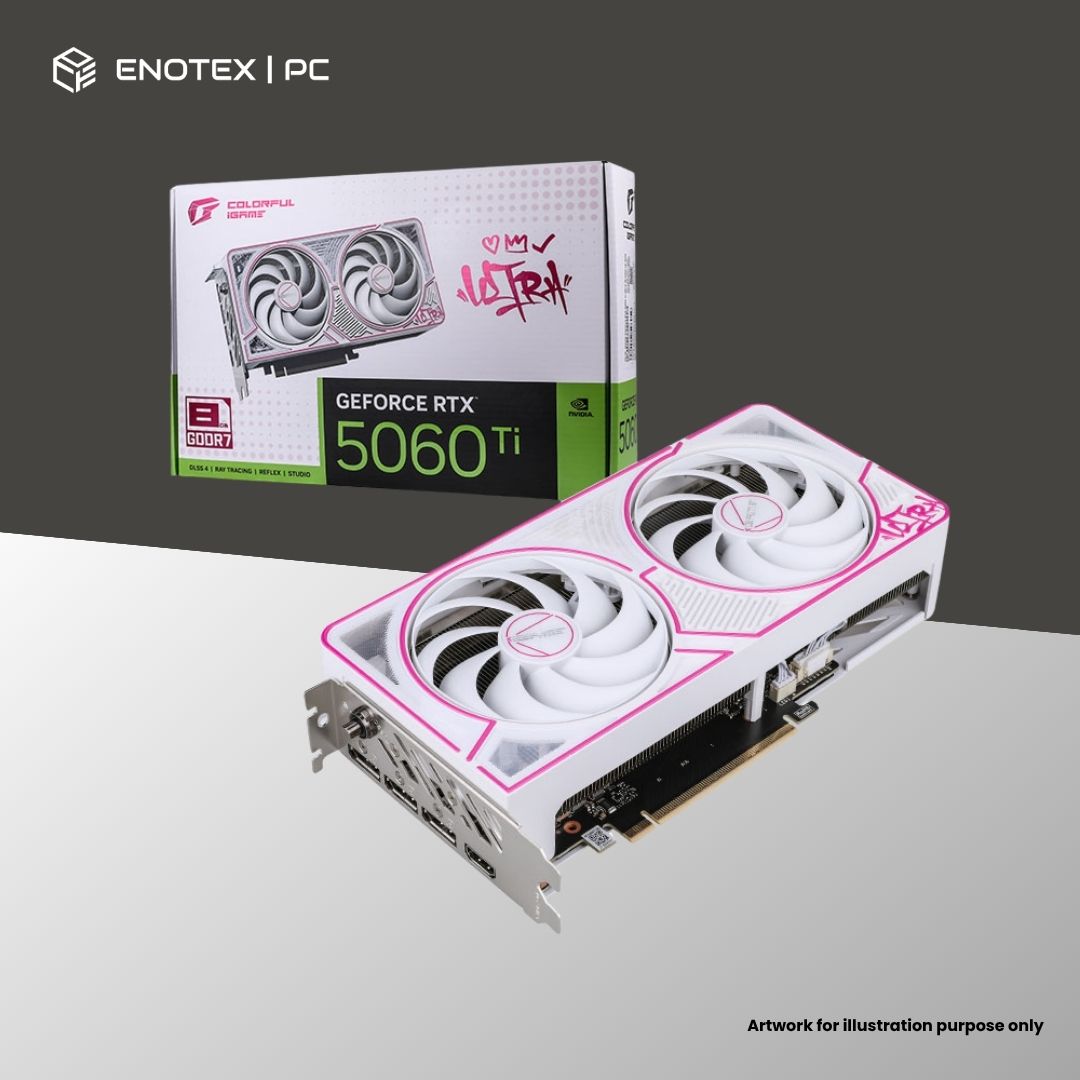 COLORFUL GEFORCE RTX 5060 TI ULTRA W DUO OC 8GB GDDR7 (3+1YR)