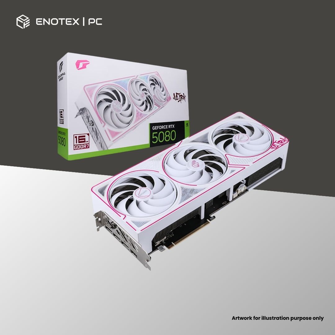 COLORFUL IGAME GEFORCE RTX 5080 ULTRA W TRIFAN OC 16GB GDDR7 (3+1YR)
