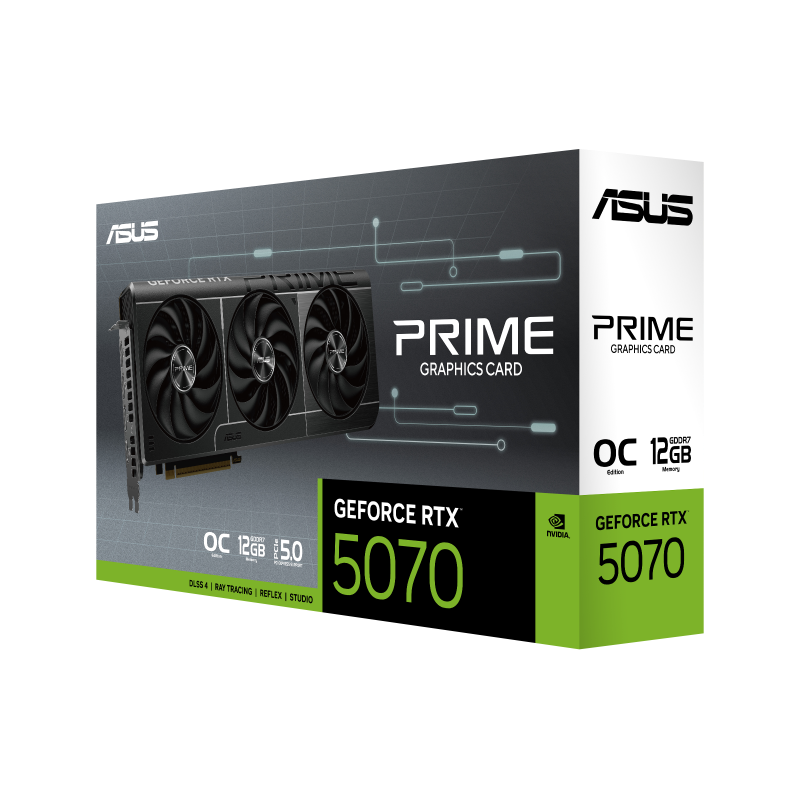 ASUS PRIME GEFORCE RTX 5070 OC EDITION 12GB GDDR7