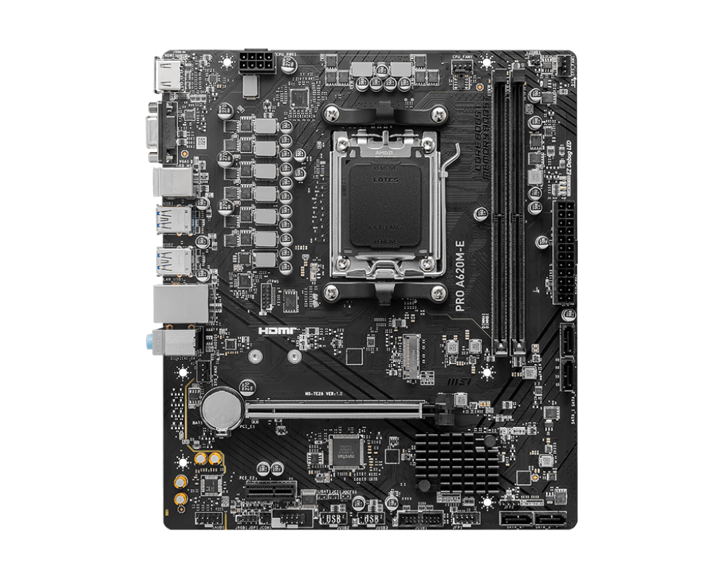 MSI PRO A620M-E SOCKET AM5 MAINBOARD