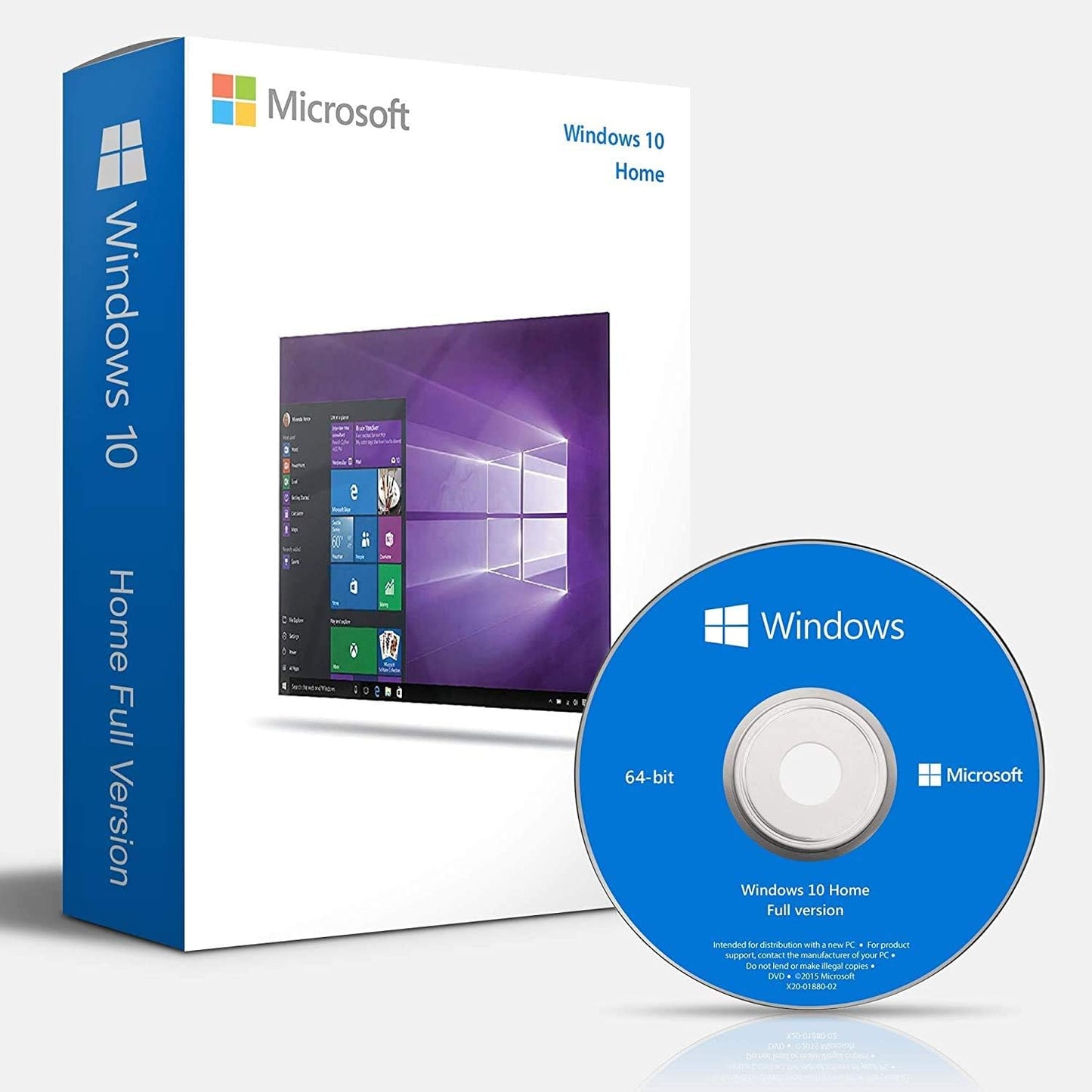 MICROSOFT WINDOWS 10 HOME 64-BIT OEM DVD
