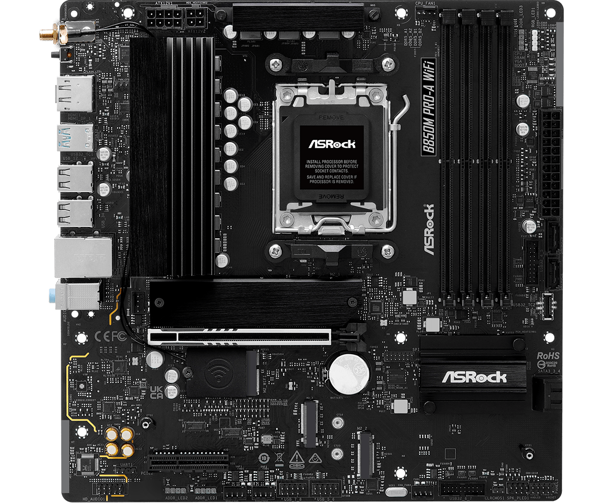 ASROCK B850M PRO-A WIFI DDR5 SOCKET AM5 MAINBOARD