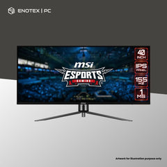 MSI MAG 401QR 40" UWQHD 2K 155HZ 1MS IPS GAMING MONITOR (3YR)