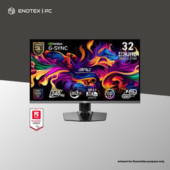 MSI MPG 322URX 31.5" UHD 240HZ 0.03MS QD-QLED GAMING MONITOR (3YR)