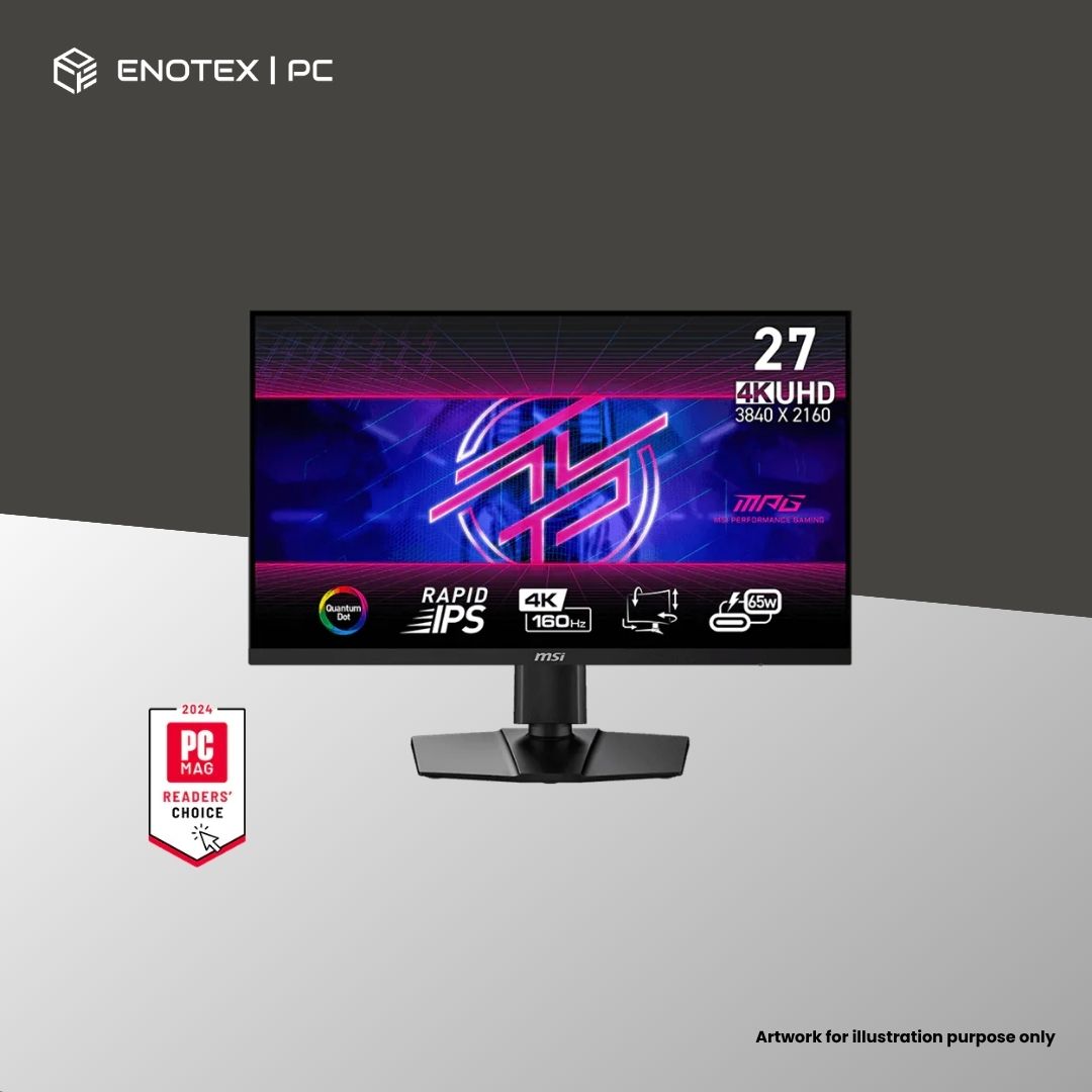 MSI MPG 274URF-QD 27" UHD/4K 160HZ 0.5MS RAPID IPS GAMING MONITOR (3YR)