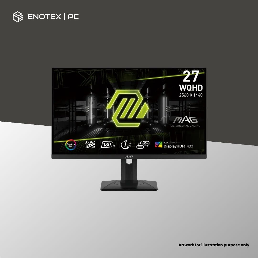 MSI MAG 274QRF QD E2 27" WQHD/2K 180HZ 1MS RAPID IPS GAMING MONITOR (3YR)
