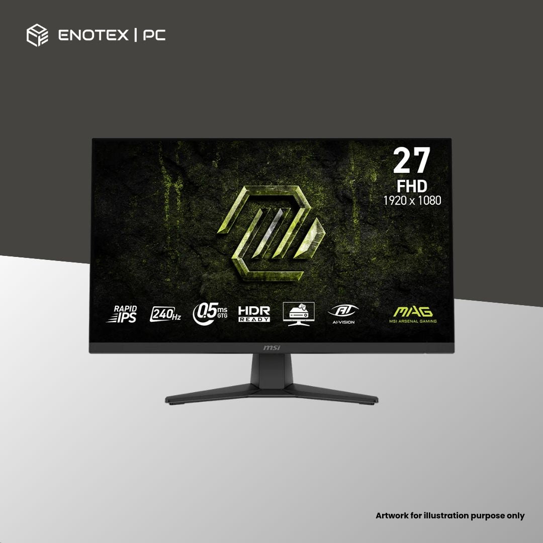 MSI MAG 272F X24 27" FHD/1080P 240HZ 0.5MS RAPID VA GAMING MONITOR (3YR)