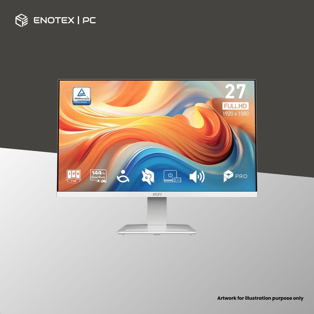 MSI PRO MP273W E14A 27" FHD/1080 144HZ 1MS IPS PRO MONITOR (3YR)