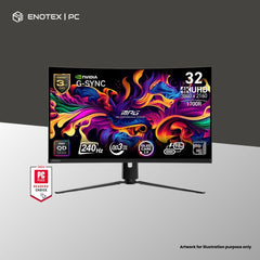 MSI MPG 321CURX 31.5" UHD 240HZ 0.03MS QD-QLED GAMING MONITOR (3YR)