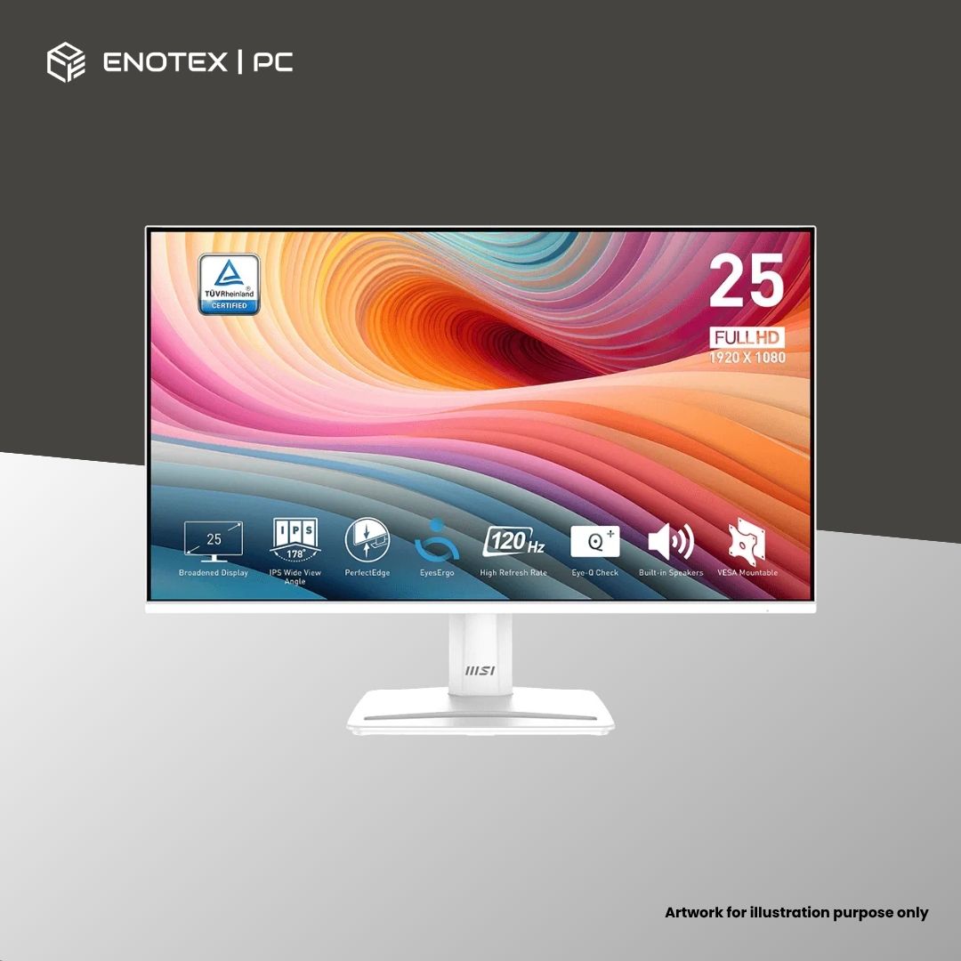 MSI PRO MP271W E2 24.5" FHD/1080P 120HZ 1MS IPS PRO MONITOR (3YR)
