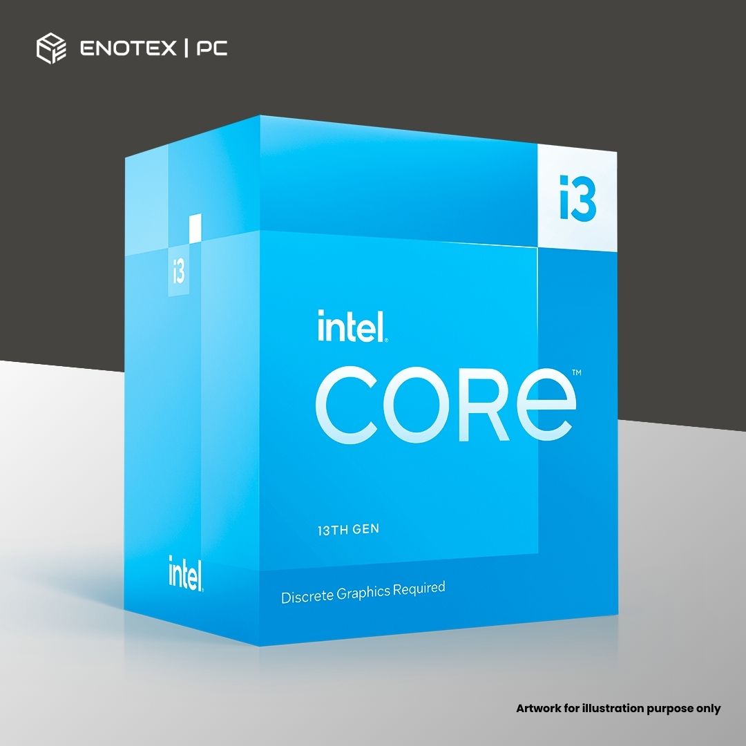 INTEL CORE I3-13100F (3.4GHZ-4.50GHZ 4 CORE 8 THREAD 12MB CACHE) 3YR