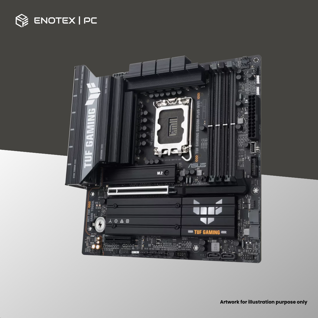 ASUS TUF GAMING B860M-PLUS WIFI LGA1851 MATX DDR5 3YR