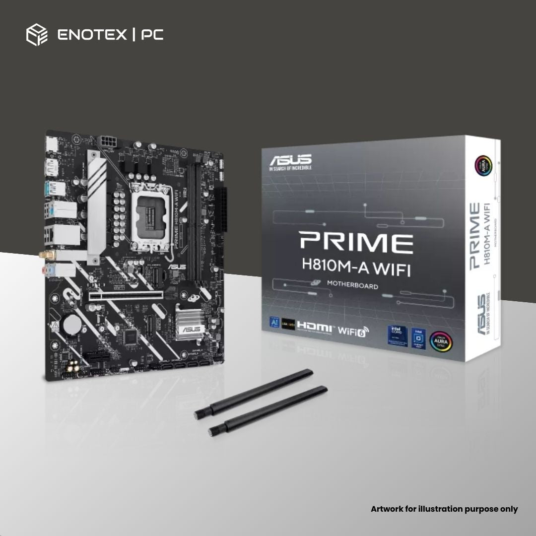 ASUS PRIME H810M-A WIFI LGA1851 MATX DDR5 3YR