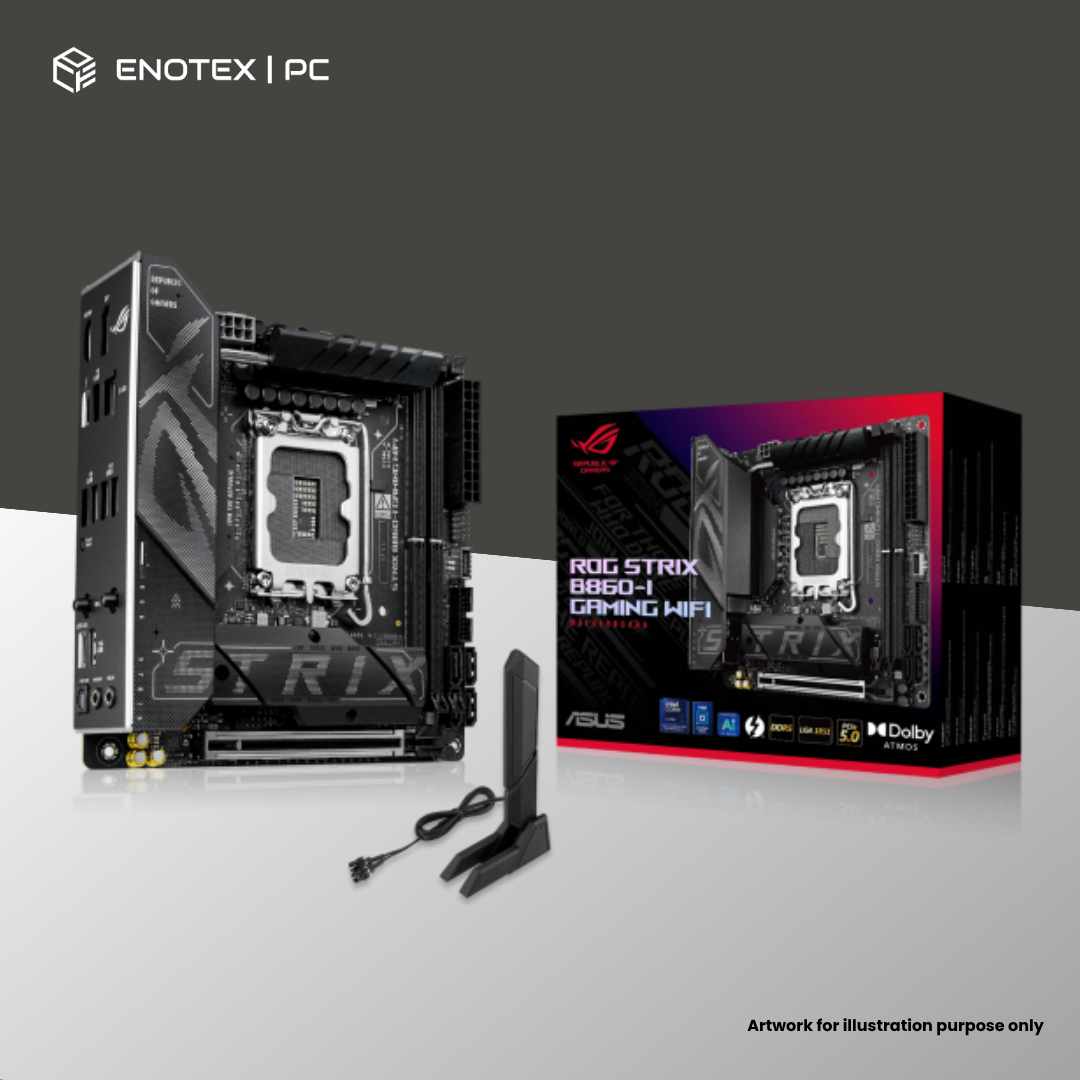 ASUS ROG STRIX B860-I GAMING WIFI LGA1851 MINI-ITX DDR5 3YR