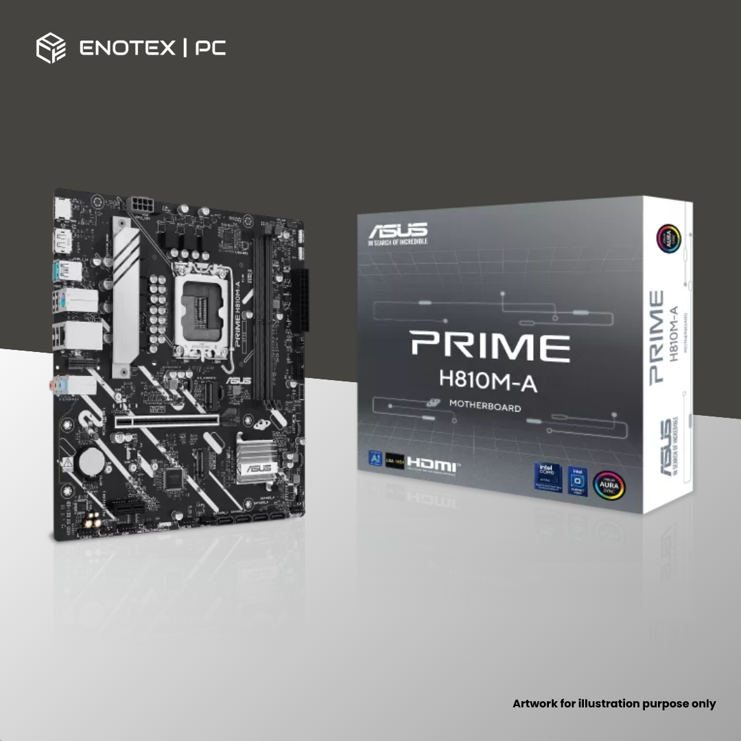 ASUS PRIME H810M-A LGA1851 MATX DDR5 3+1YR