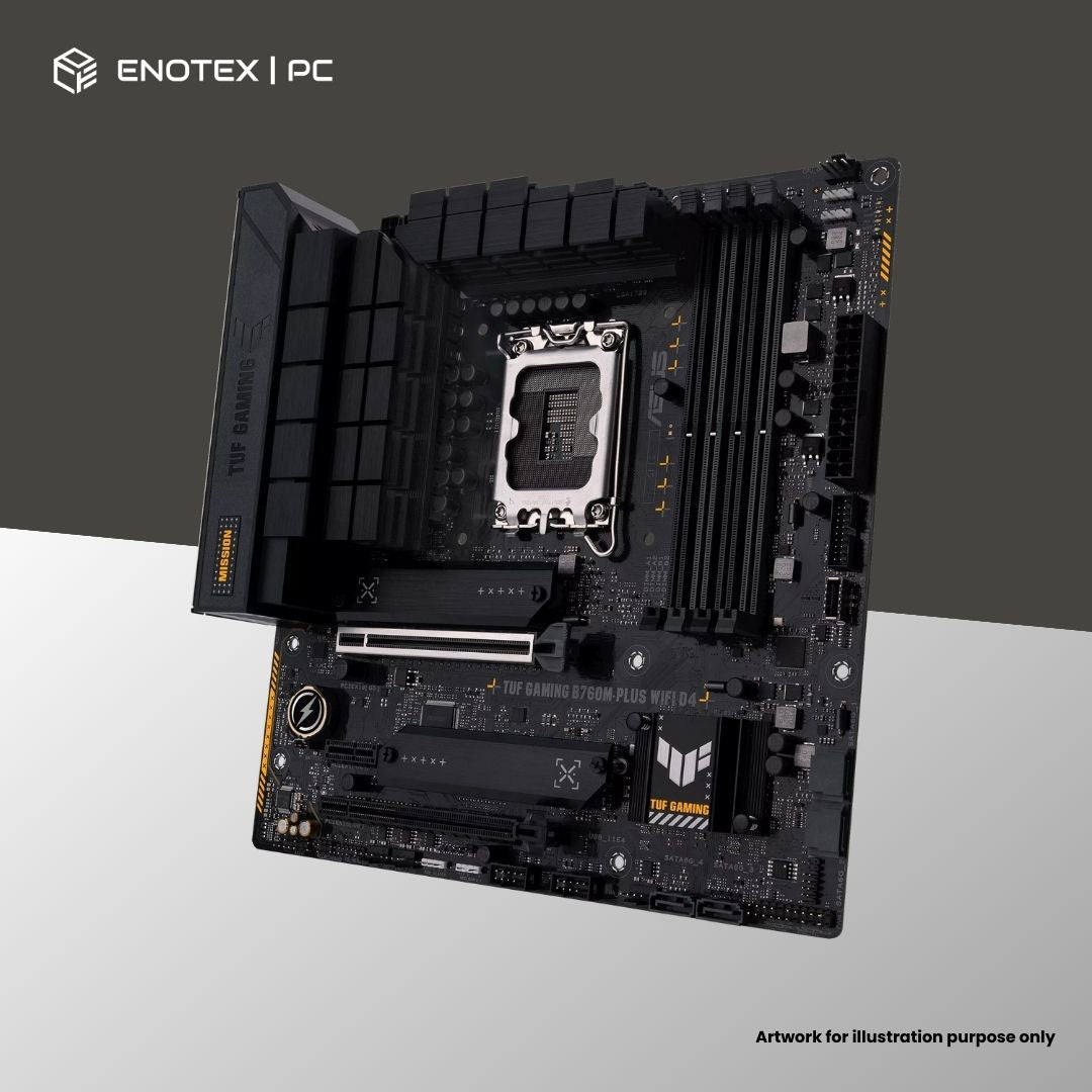 ASUS TUF GAMING B760M-PLUS WIFI LGA1700 MATX DDR4 3YR