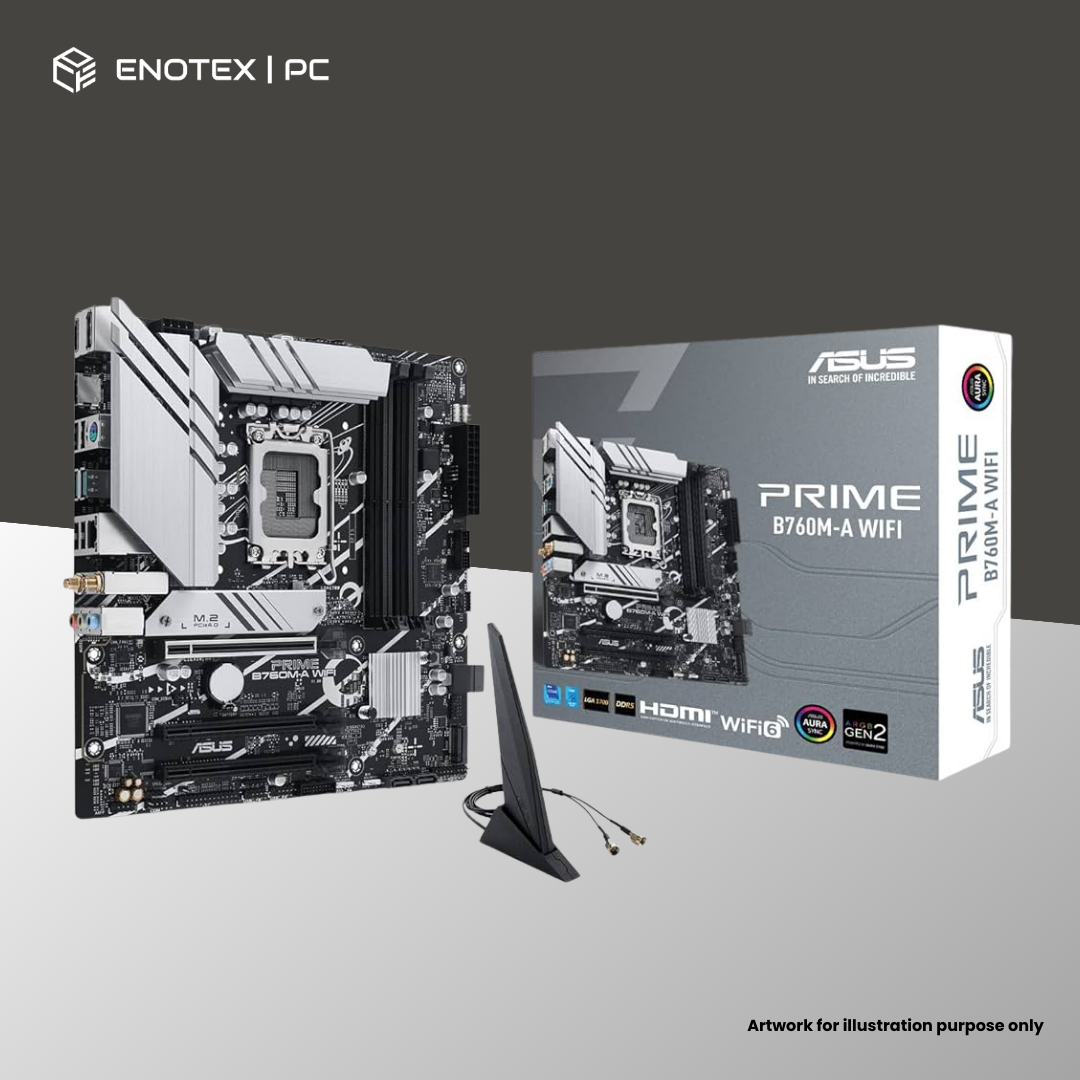 ASUS PRIME B760M-A WIFI LGA1700 MATX DDR5 3YR