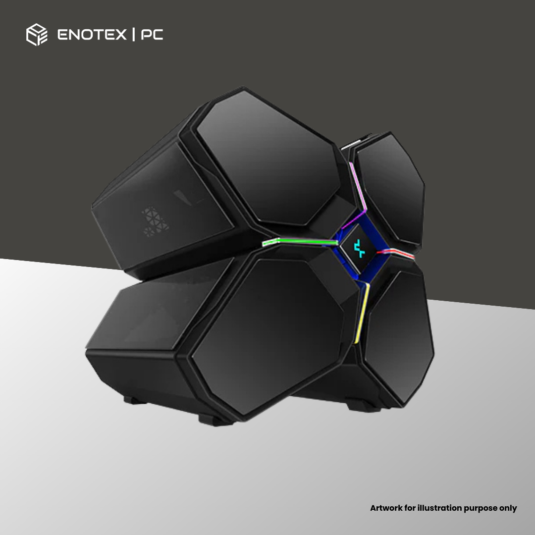 DEEPCOOL QUADSTELLAR INFINIT E-ATX - BLACK (NO FAN)