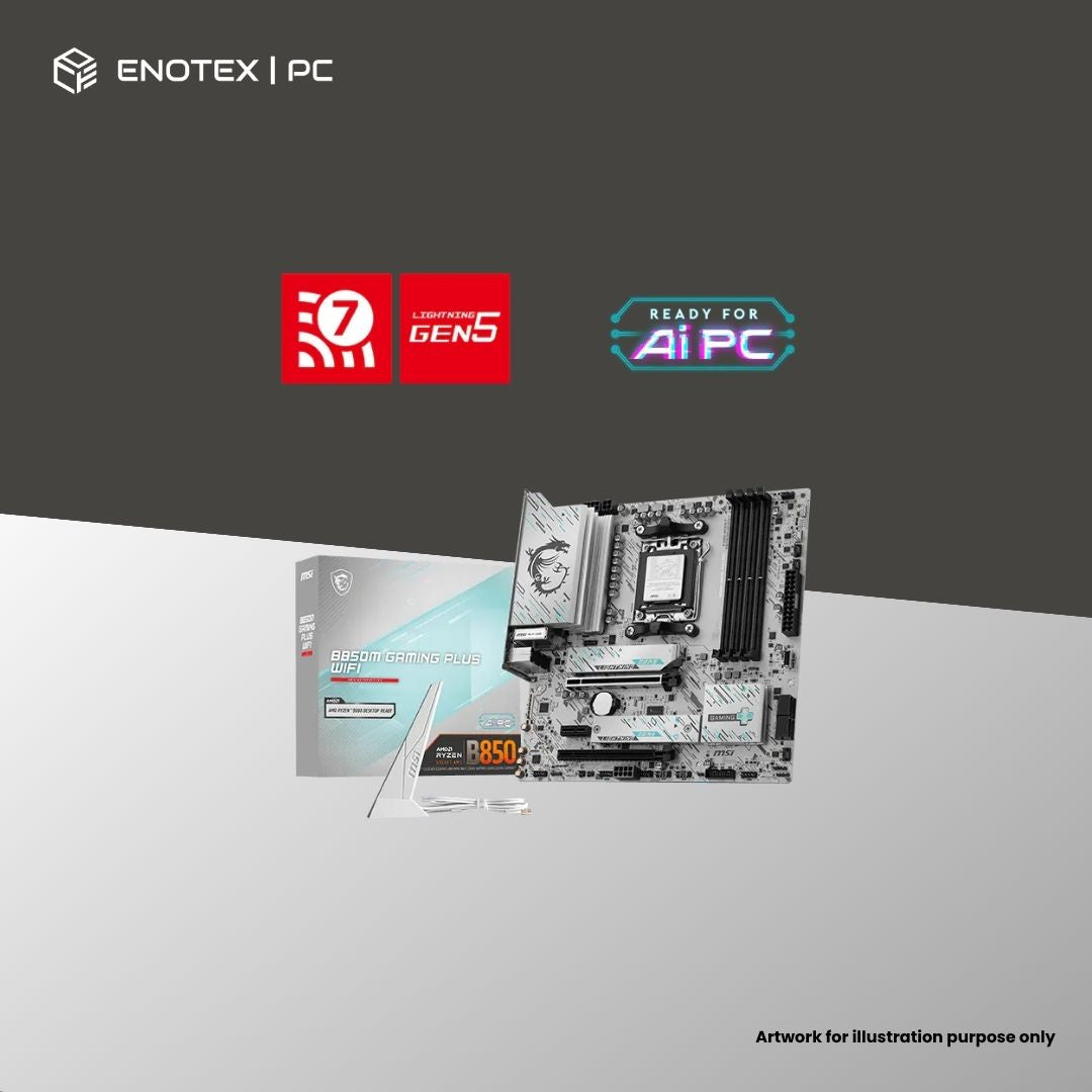 MSI B850M GAMING PLUS WIFI AM5 MATX DDR5 (3YR)