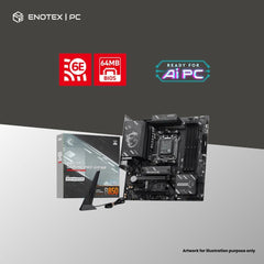 MSI B850M GAMING PRO WIFI6E AM5 MATX DDR5 (3YR)