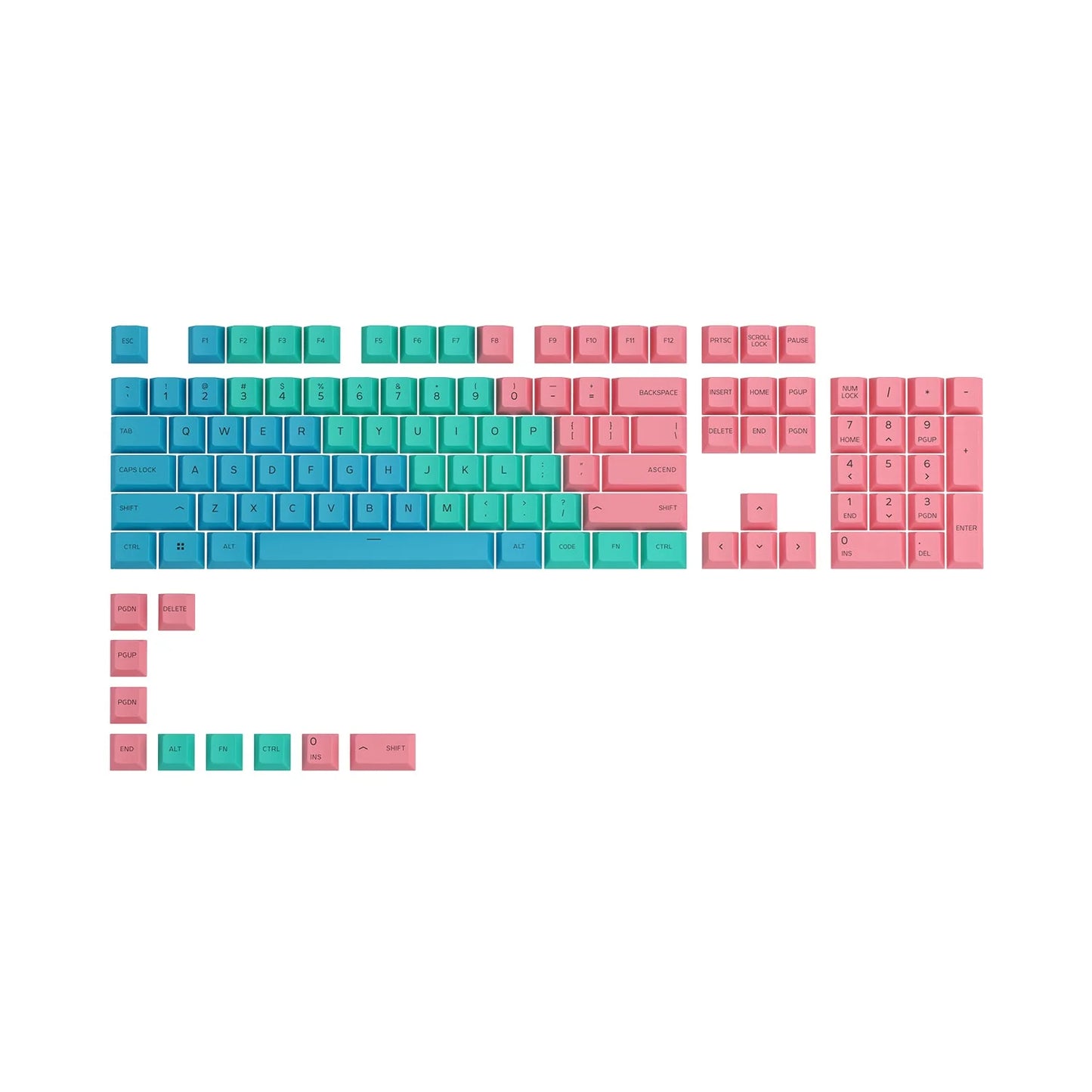 GLORIOUS PBT KEYCAPS - PASTEL