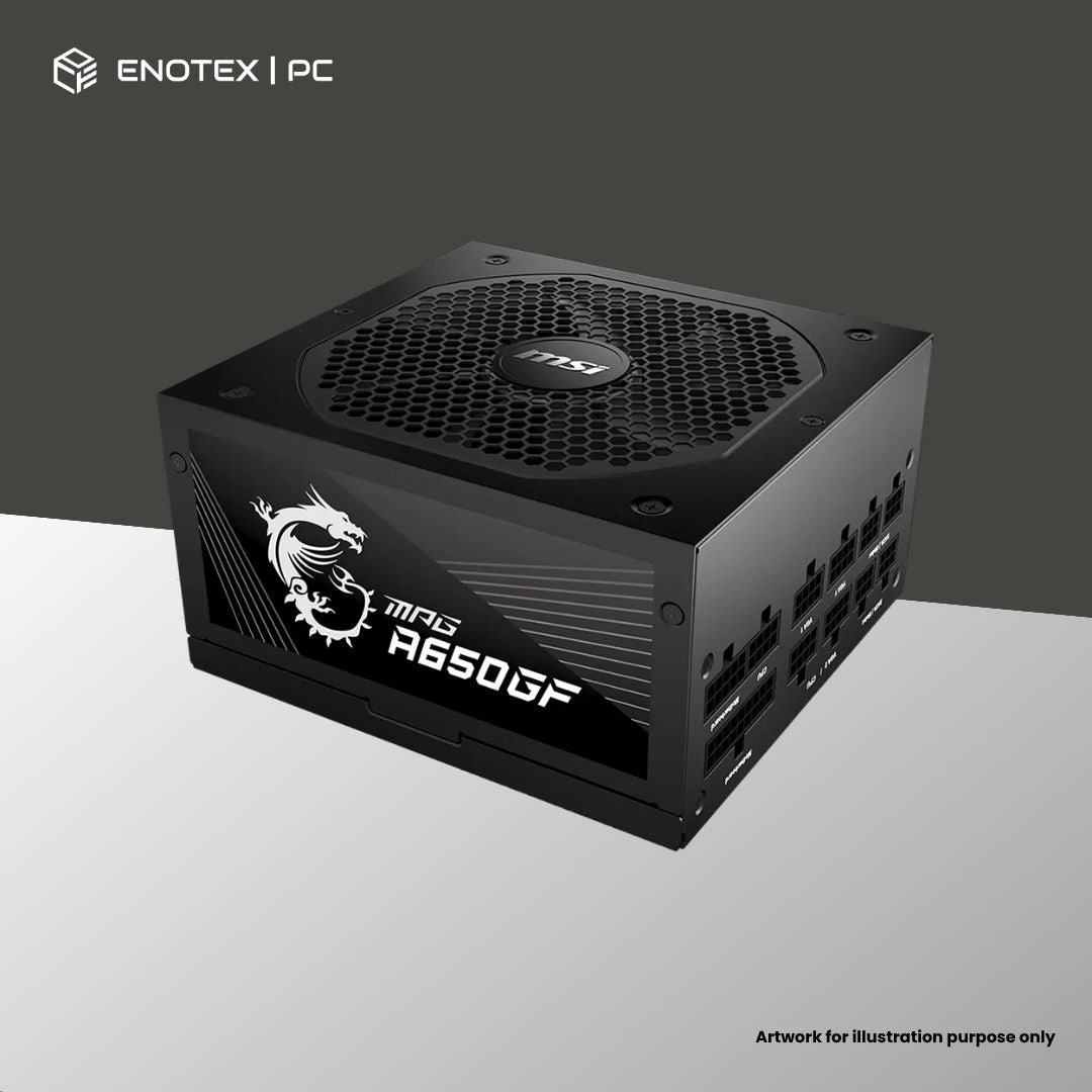 MSI MPG A650GF 80+GOLD 650WATT ATX3.0/PCIE5.0 FULL MODULAR (10YR)