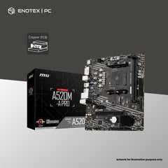 MSI A520M-A PRO AM4 MATX DDR4 (3YR)