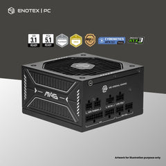 MSI MAG A750GLS PCIE5 80+GOLD 750WATT ATX3.1/PCIE5.1 FULL MODULAR (7YR)