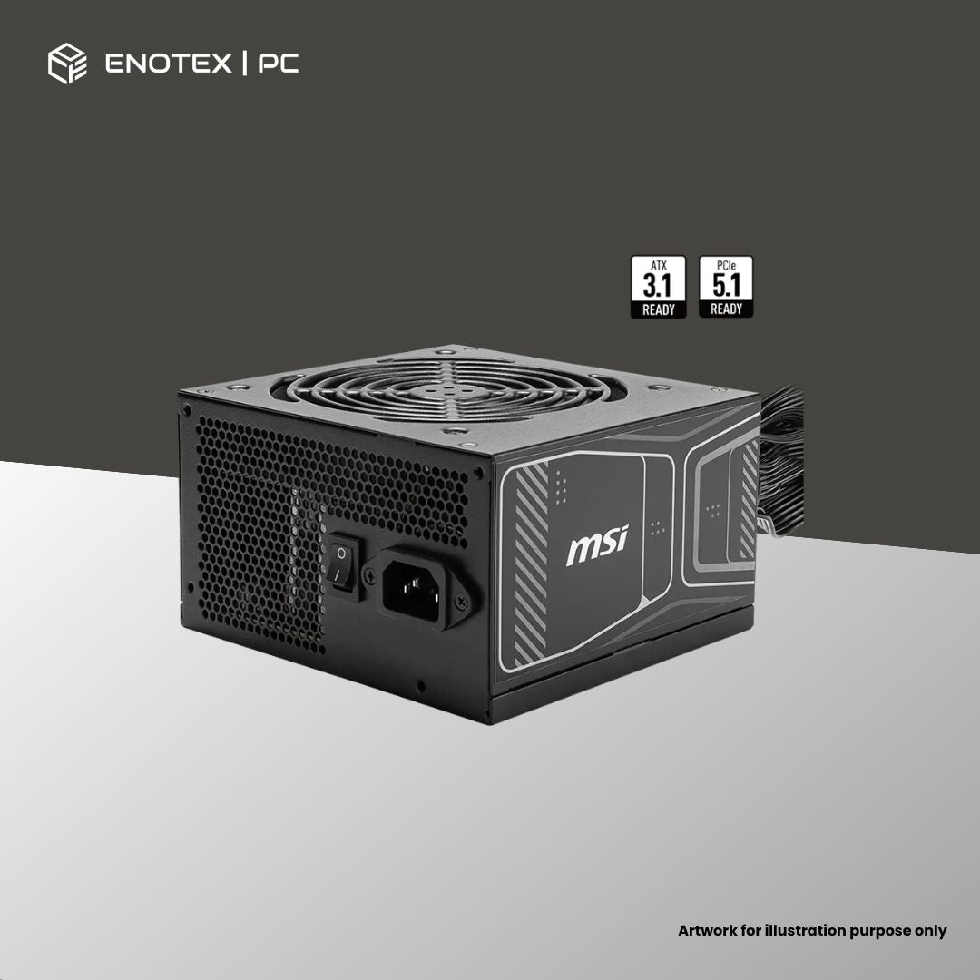 MSI MAG A750GN PCIE5 80+GOLD 750WATT ATX3.1/PCIE5.1 (3YR)