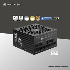 MSI MPG A1250GS PCIE5 80+GOLD 1250WATT ATX3.1/PCIE5.1 FULL MODULAR (10YR)