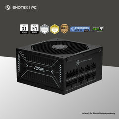 MSI MAG A850GLS PCIE5 80+GOLD 850WATT ATX3.1/PCIE5.1 FULL MODULAR (7YR)