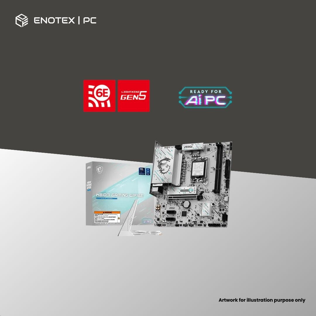 MSI H810M GAMING WIFI6E LGA1851 MATX DDR5 (3YR)