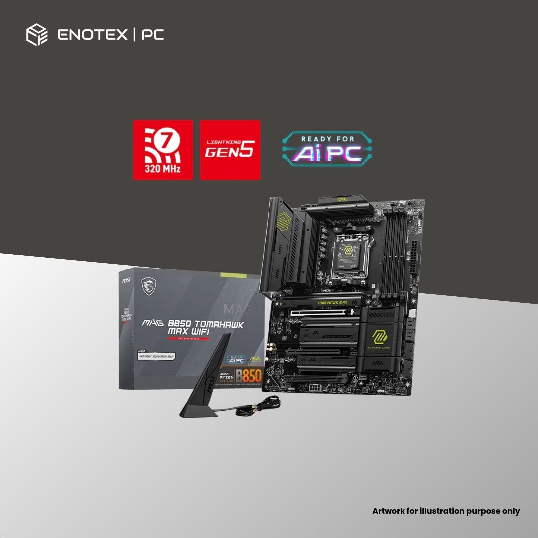 MSI MAG B850 TOMAHAWK MAX WIFI AM5 ATX DDR5 (3YR)