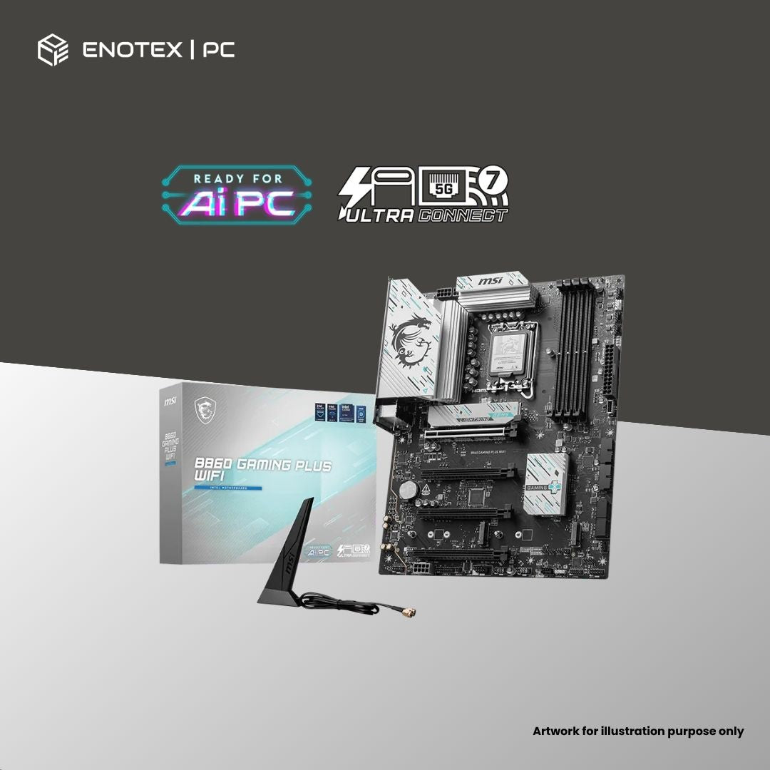 MSI B860 GAMING PLUS WIFI LGA1851 ATX DDR5 (3YR)