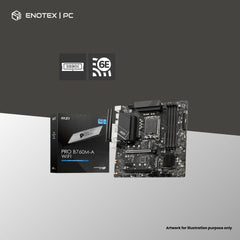 MSI PRO B760M-A WIFI LGA1700 MATX DDR5 (3YR)