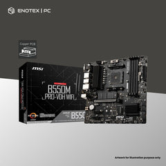 MSI B550M PRO-VDH WIFI AM4 MATX DDR4 (3YR)