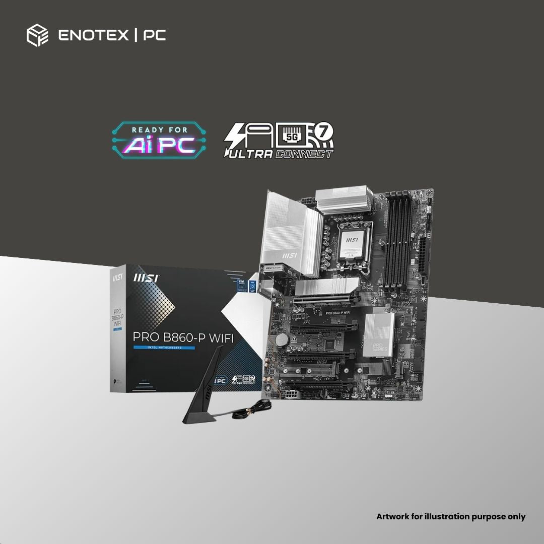 MSI PRO B860-P WIFI LGA1851 ATX DDR5 (3YR)