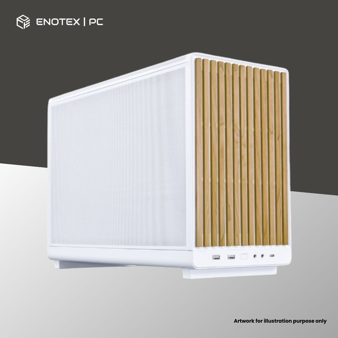 LIAN LI A3-MATX CASE - WHITE WOODEN EDITION (NO FAN)