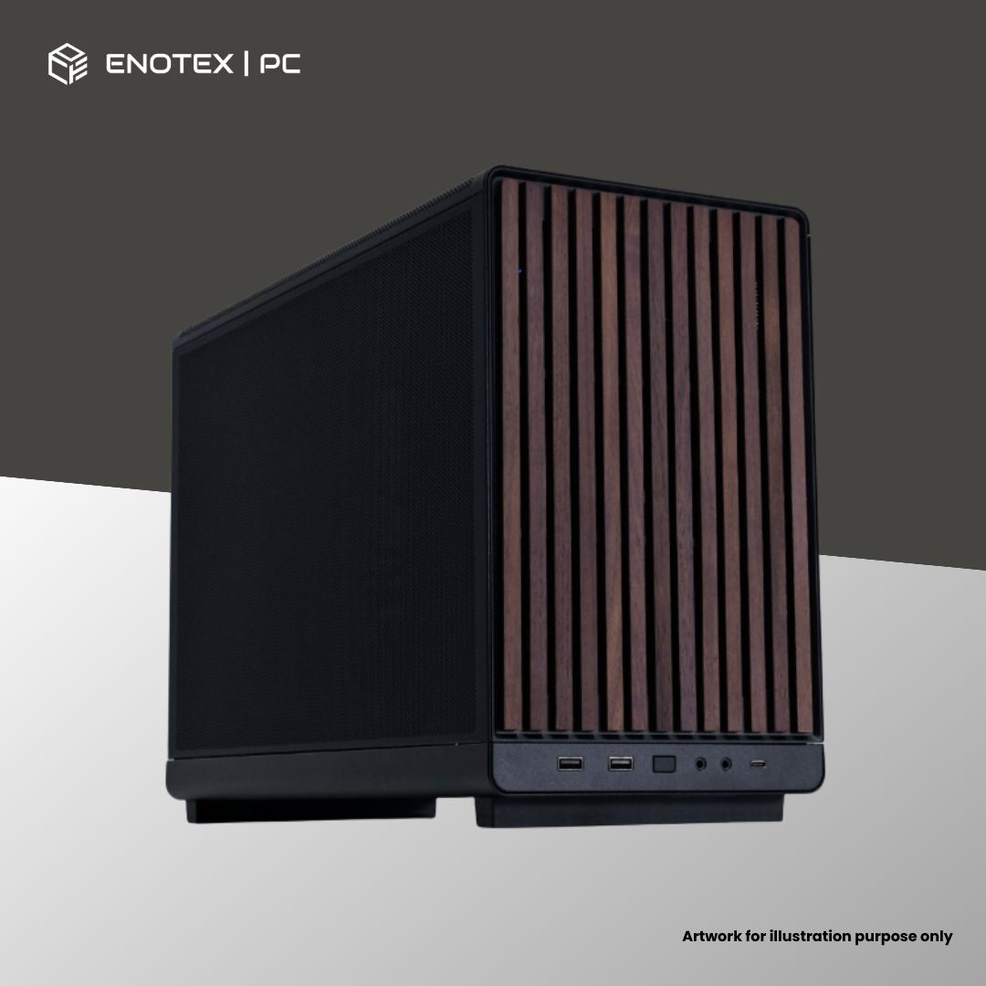 LIAN LI A3-MATX CASE - BLACK WOODEN EDITION (NO FAN)