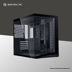 LIAN LI PC-O11 DYNAMIC MINI V2 TG ATX - BLACK (NO FAN)