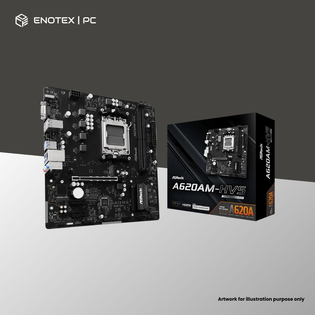 ASROCK A620AM-HVS AM5 MATX DDR5 3YR