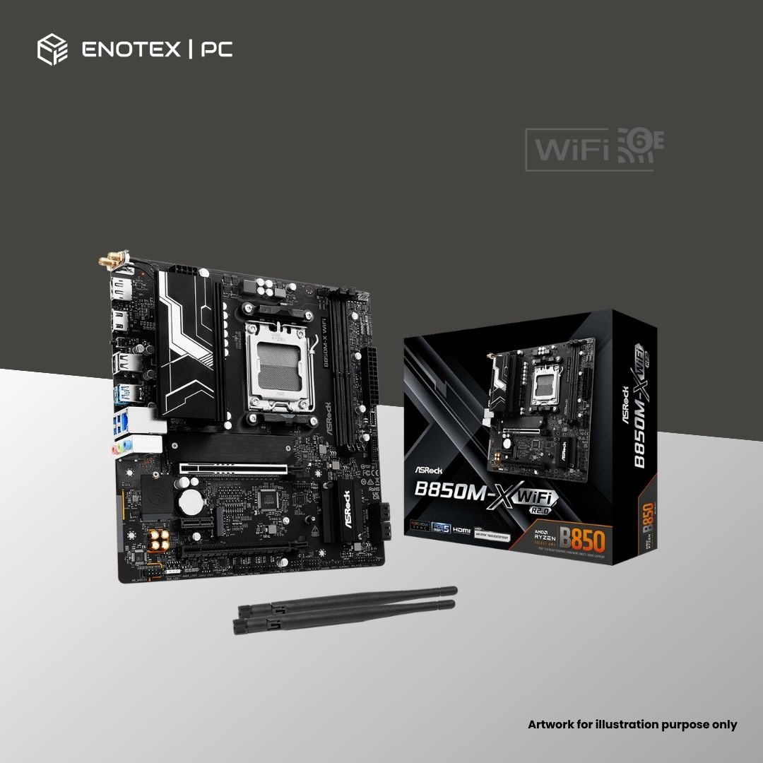 ASROCK B850M-X WIFI R2.0 AM5 MATX DDR5 3YR
