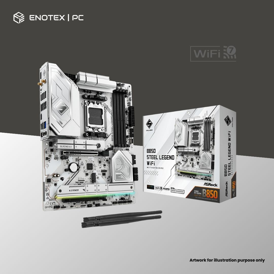 ASROCK B850 STEEL LEGEND WIFI AM5 ATX DDR5 3YR